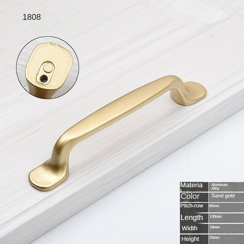 Gold Nordic style Handle Cabinet Pull and Knobs