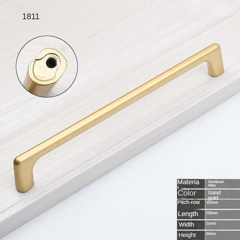 Gold Nordic style Handle Cabinet Pull and Knobs