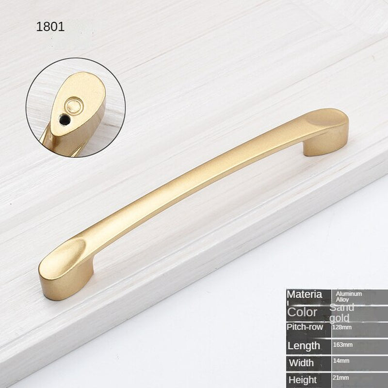 Gold Nordic style Handle Cabinet Pull and Knobs