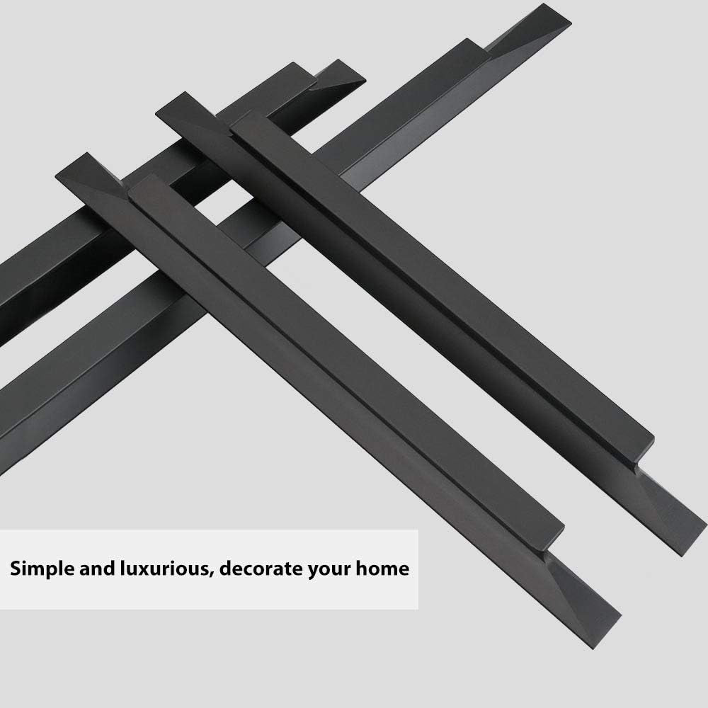 10 Pack Black Kitchen Cabinet pulls in Black 5 Inch 