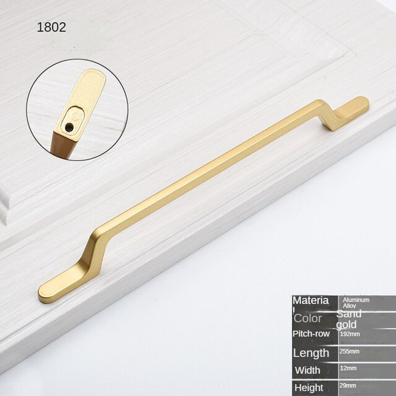 Gold Nordic style Handle Cabinet Pull and Knobs