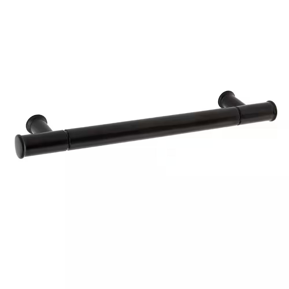 5 In. Matte Black Modern Drawer Pull