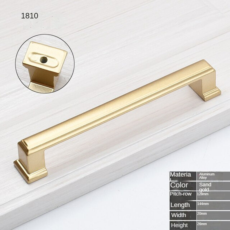 Gold Nordic style Handle Cabinet Pull and Knobs