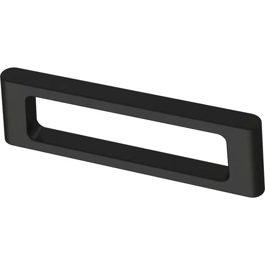 Squared Modern 3 In. (76 Mm) Matte Black Cabinet Drawer Pull