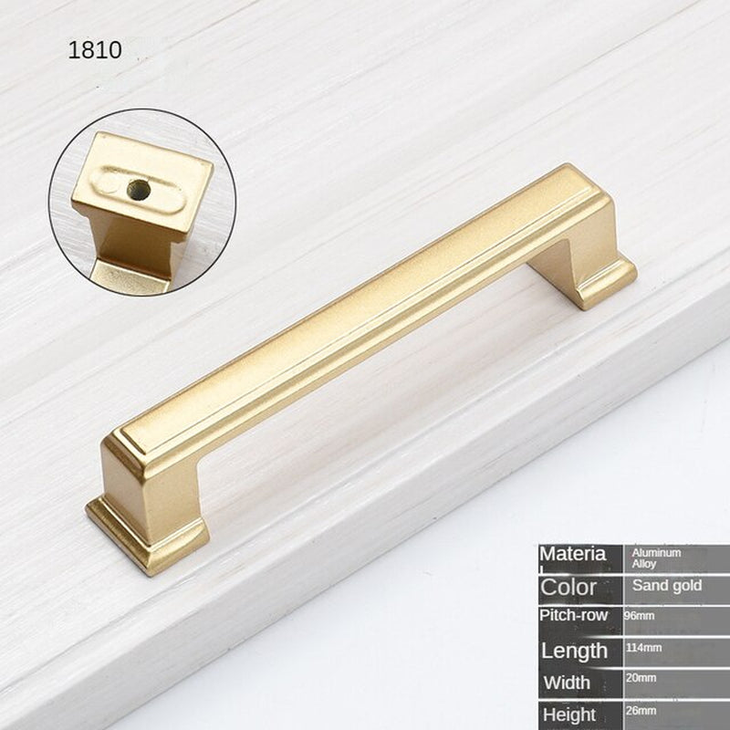 Gold Nordic style Handle Cabinet Pull and Knobs