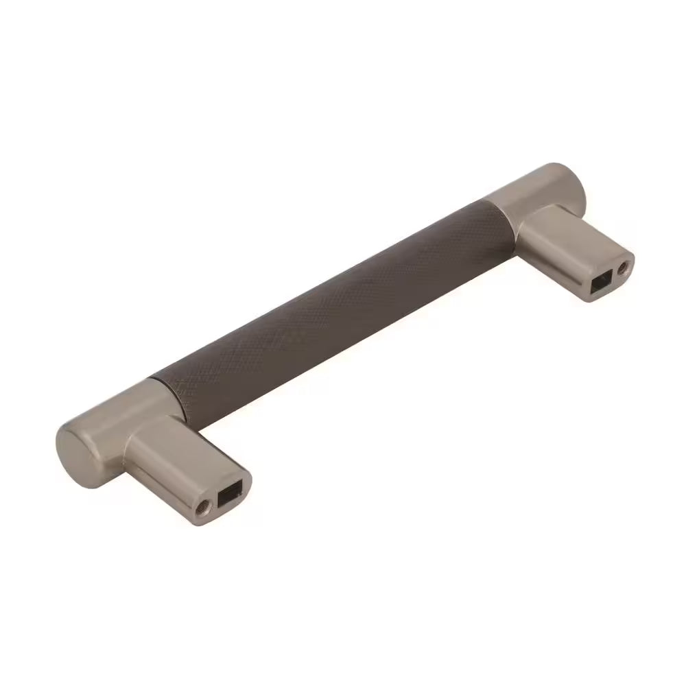 Esquire 5-1/16 in (128 Mm) Satin Nickel/Oil-Rubbed Bronze Drawer Pull