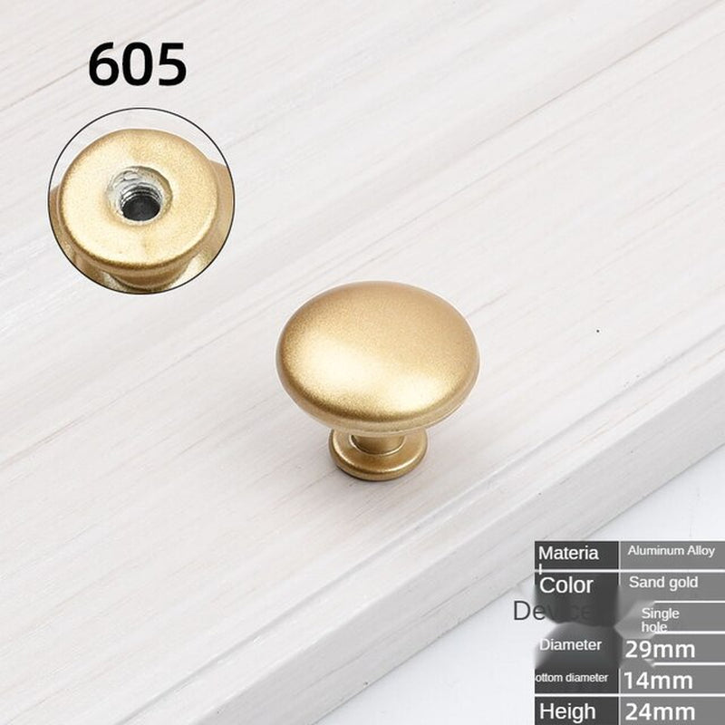 Gold Nordic style Handle Cabinet Pull and Knobs