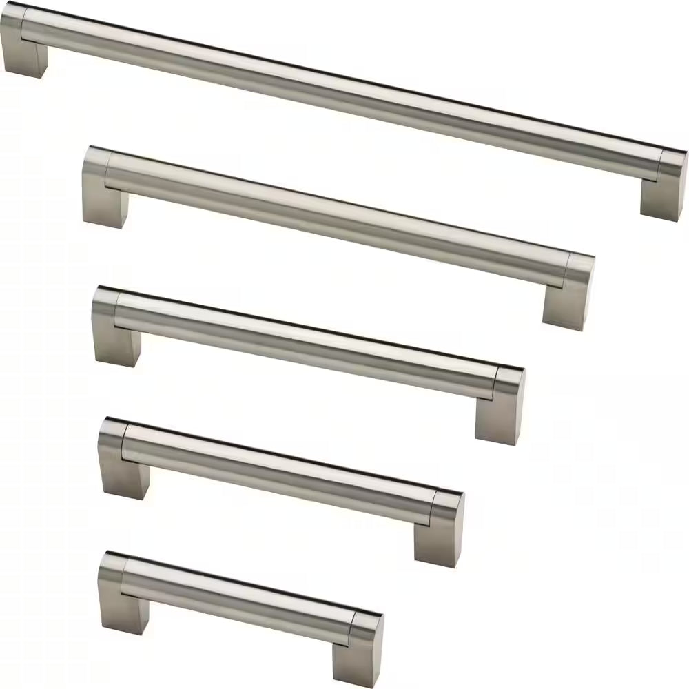 Stratford 3-3/4 In. (96 Mm) Stainless Steel Bar Cabinet Drawer Pull