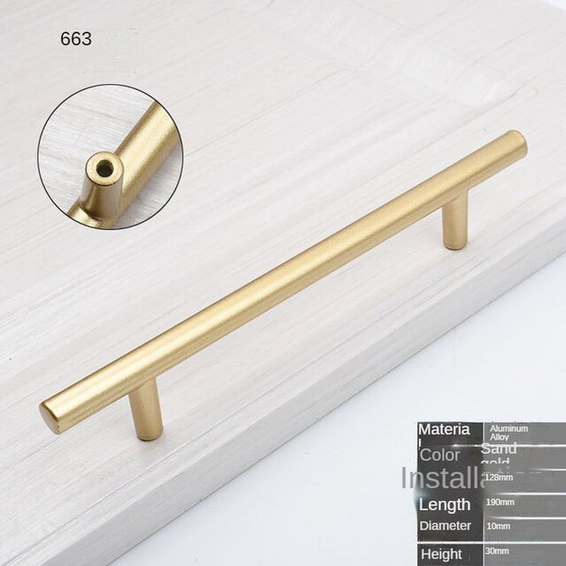 Gold Nordic style Handle Cabinet Pull and Knobs