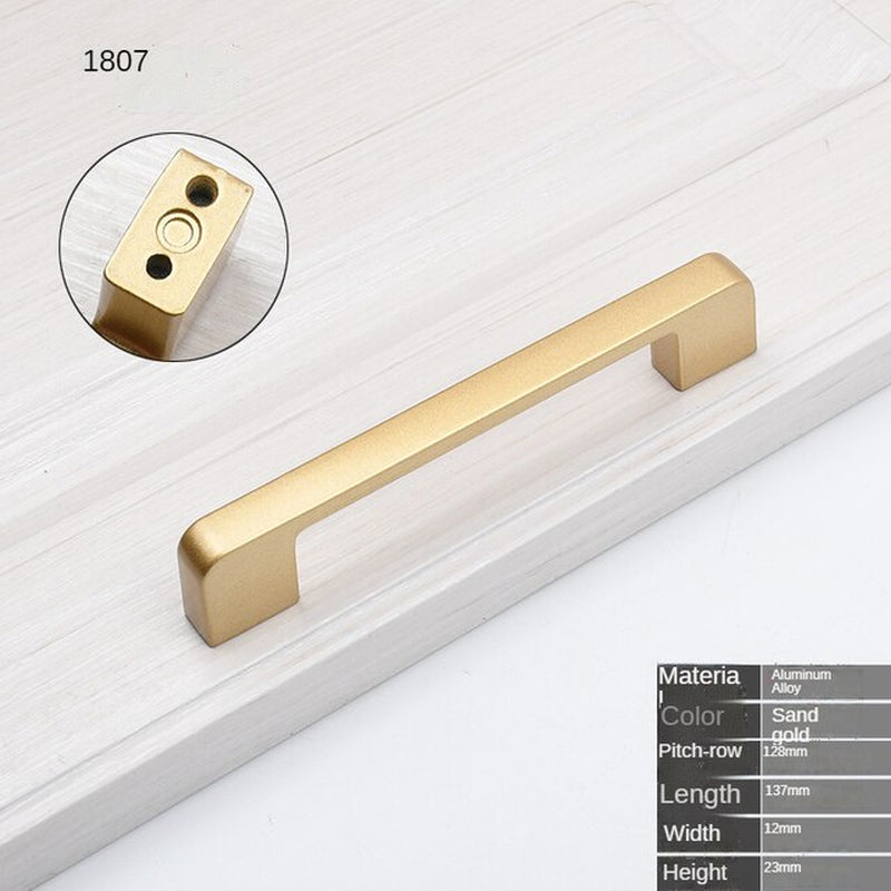 Gold Nordic style Handle Cabinet Pull and Knobs