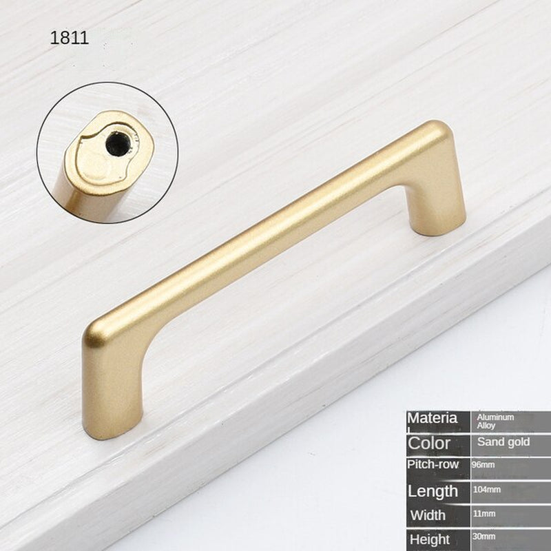 Gold Nordic style Handle Cabinet Pull and Knobs