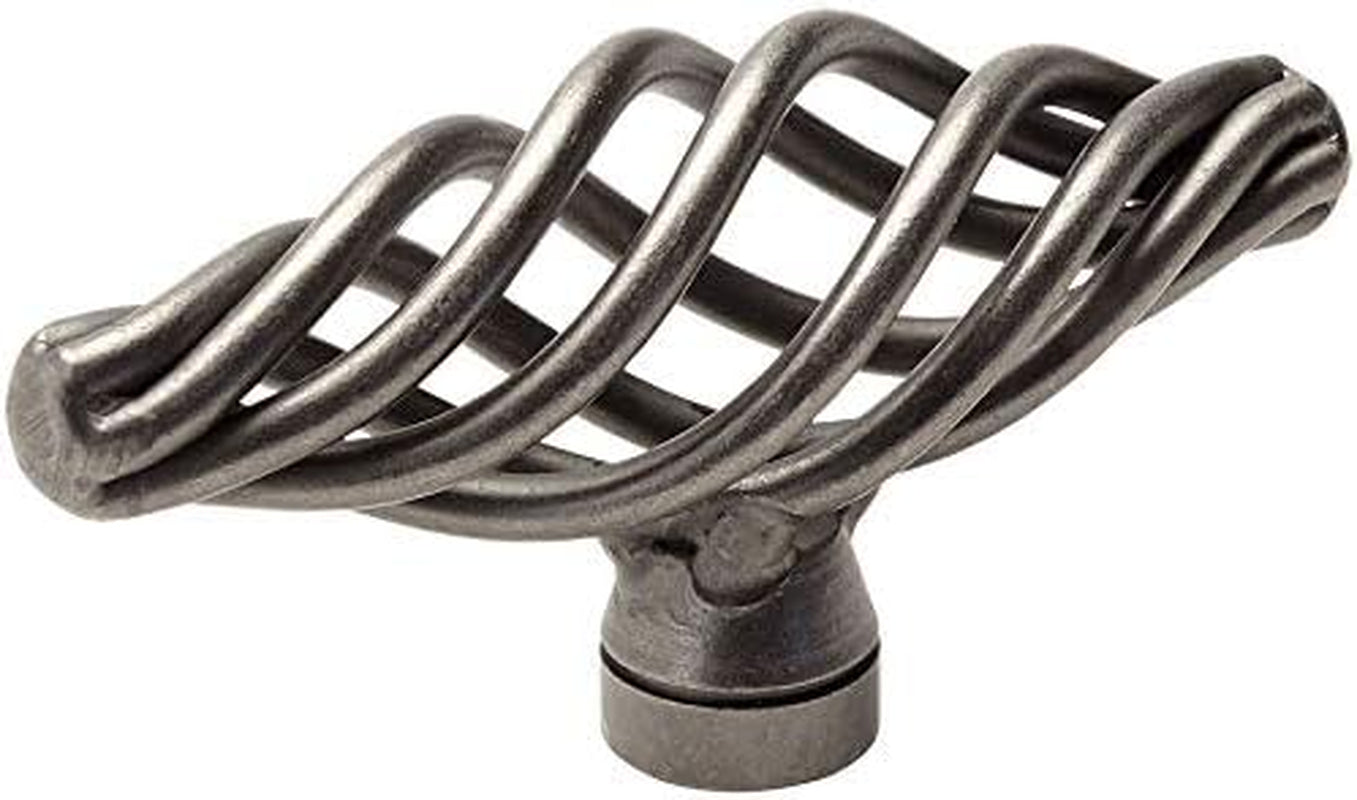 25 Pack Weathered Nickel Cabinet Hardware Birdcage Knob/ Pulls