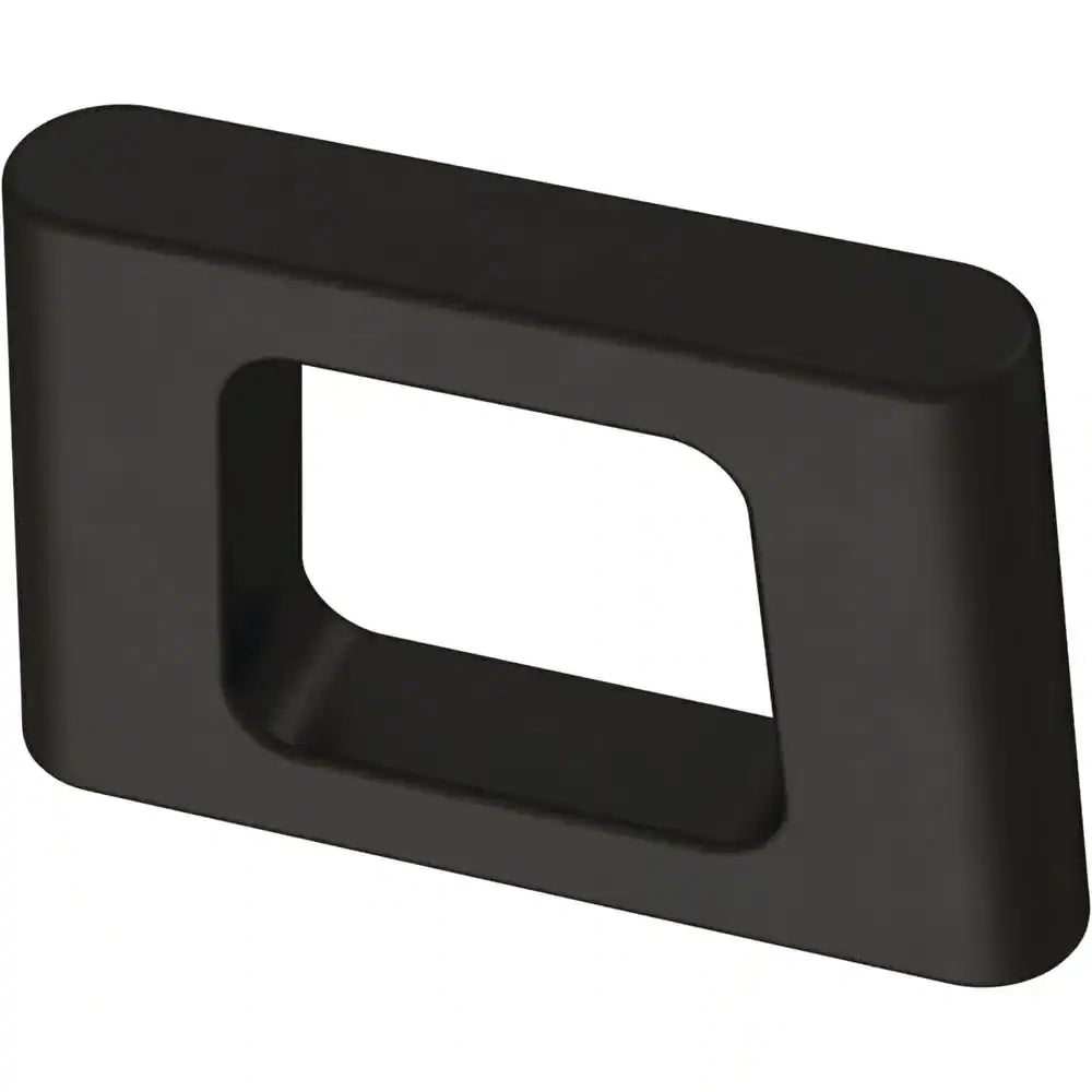 Squared Modern 1-3/16 In. (30 Mm) Matte Black Cabinet Drawer Pull