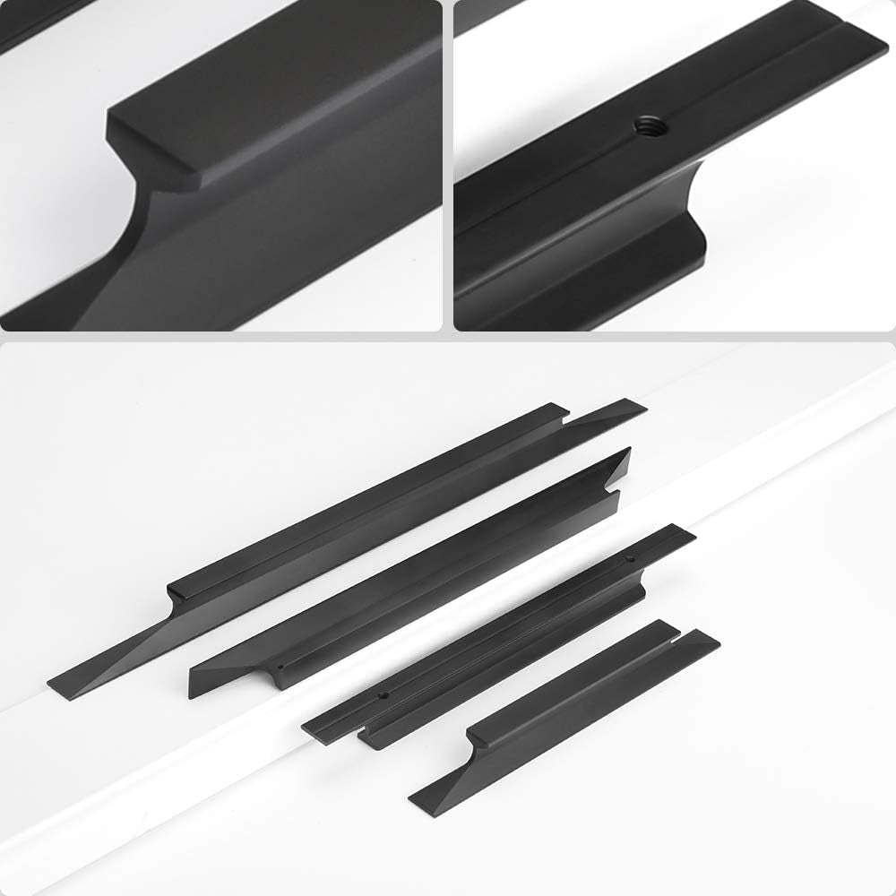 10 Pack Black Kitchen Cabinet pulls in Black 5 Inch 