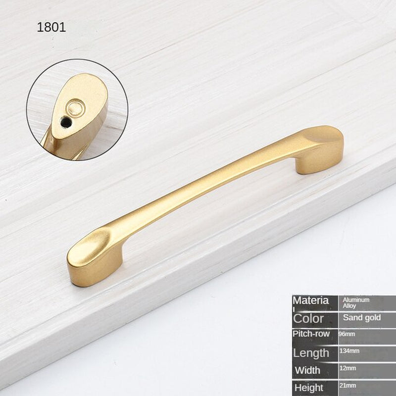 Gold Nordic style Handle Cabinet Pull and Knobs