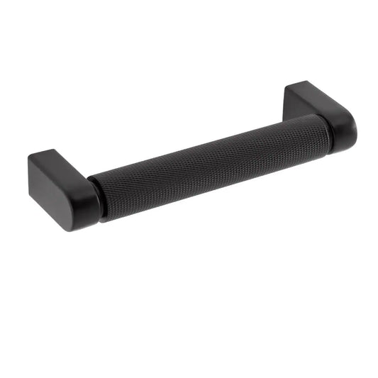 Kent Knurled 4 In. (102 Mm) Matte Black Drawer Pull