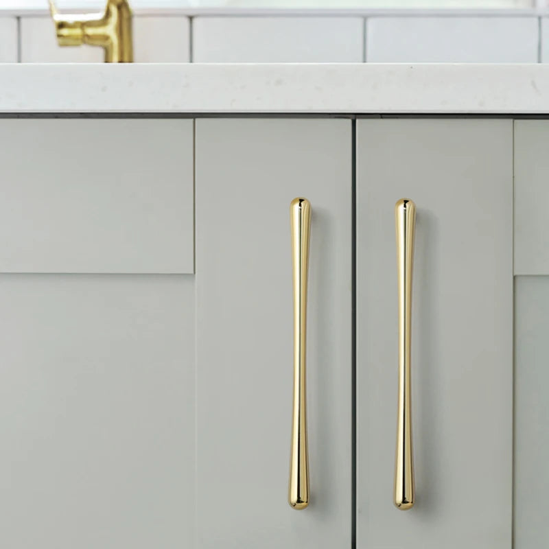 Nordic Gold Kitchen Cabinet Door Handles/Drawer Pulls 