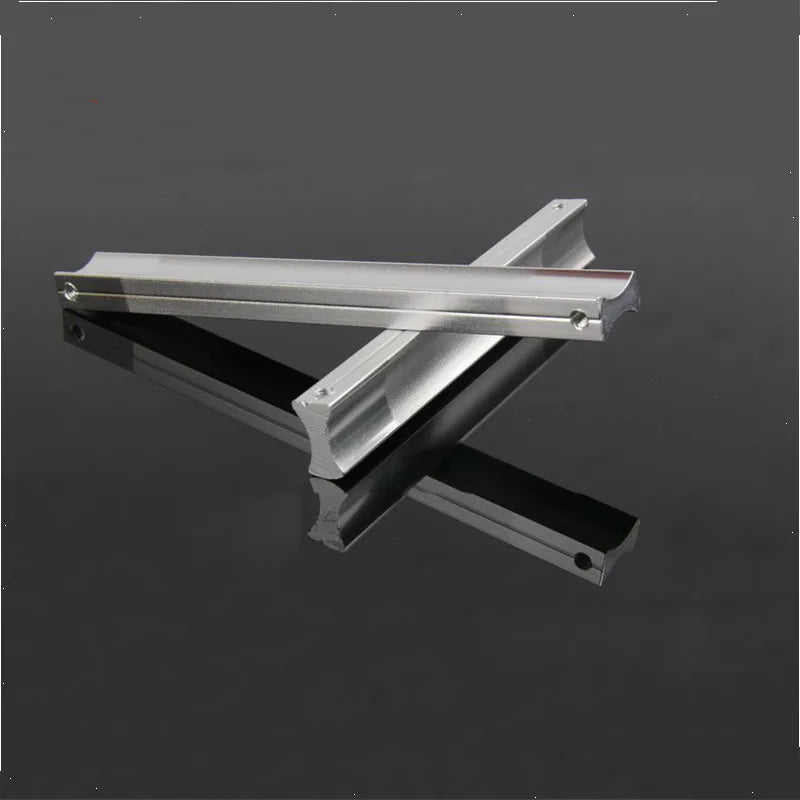 Silver Modern Kitchen Cabinet Handles Drawer Pulls Aluminum Alloy 