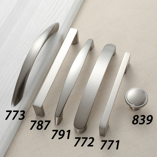 Classic Collection Brushed Nickel Drawer Pulls